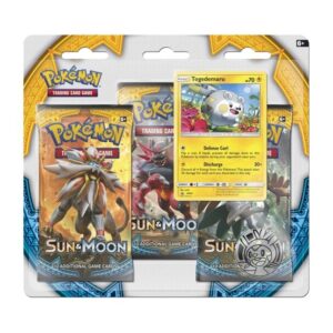 Pokémon TCG: Sun & Moon 3 Booster Packs, Coin & Togedemaru Promo Card