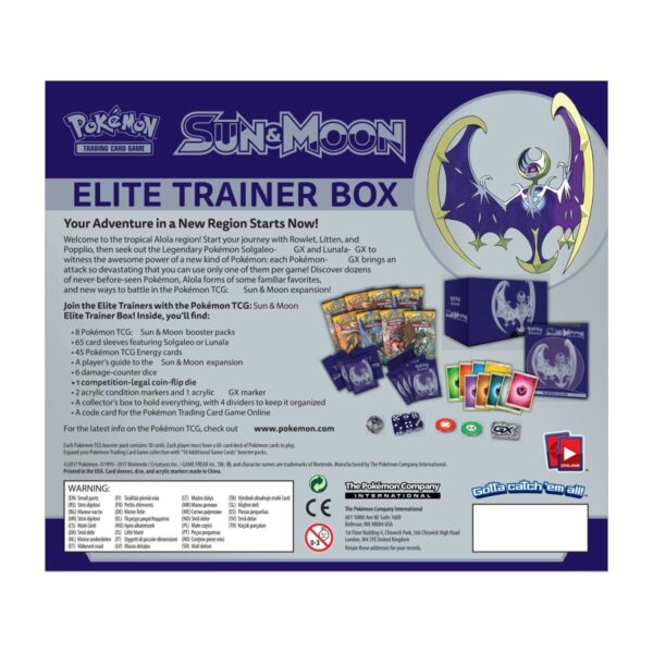Pokémon TCG: Sun & Moon Elite Trainer Box (Lunala)