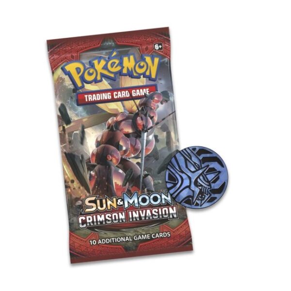P3736PC_699-16832_02.jpg Pokémon TCG: Sun & Moon-Crimson Invasion 3 Booster Packs, Coin & Decidueye Promo Card