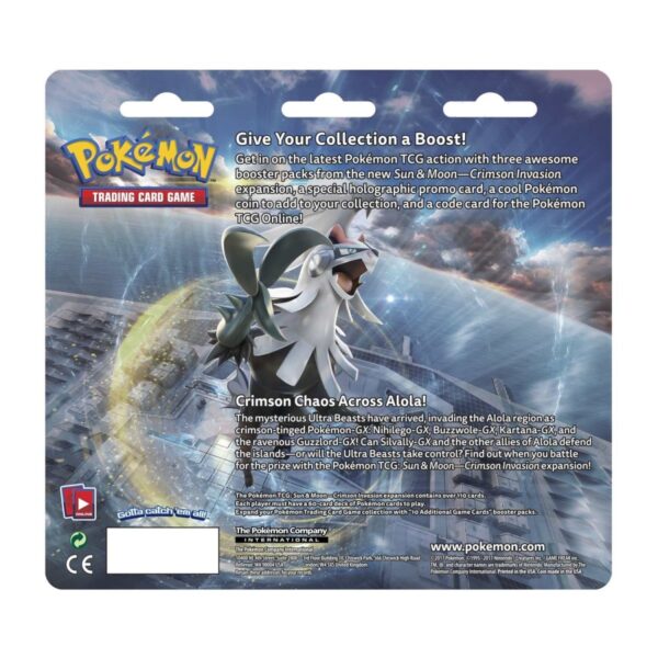 P3736PC_699-16832_03.jpg Pokémon TCG: Sun & Moon-Crimson Invasion 3 Booster Packs, Coin & Decidueye Promo Card