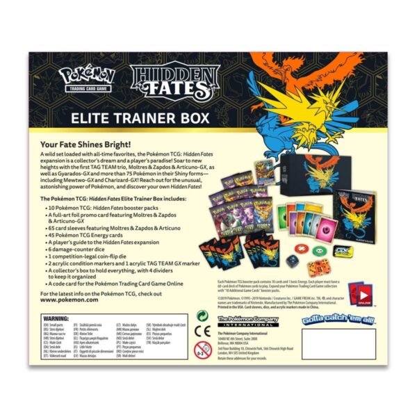 Pokémon TCG: Hidden Fates Elite Trainer Box