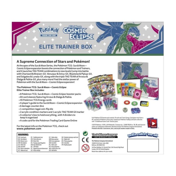 Pokémon TCG: Sun & Moon-Cosmic Eclipse Elite Trainer Box