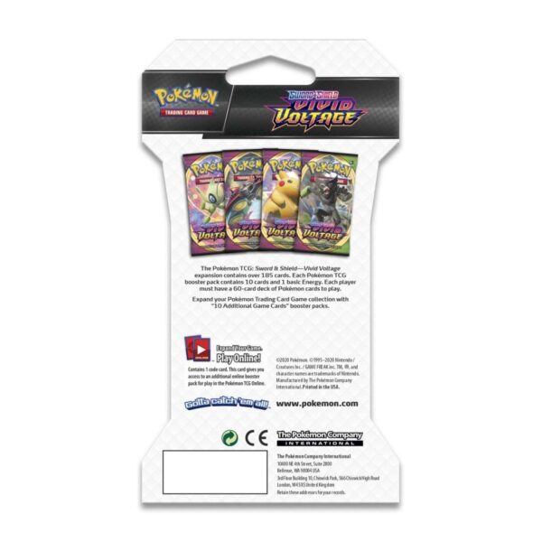 Pokémon TCG: Sword & Shield-Vivid Voltage Sleeved Booster Pack (10 Cards)