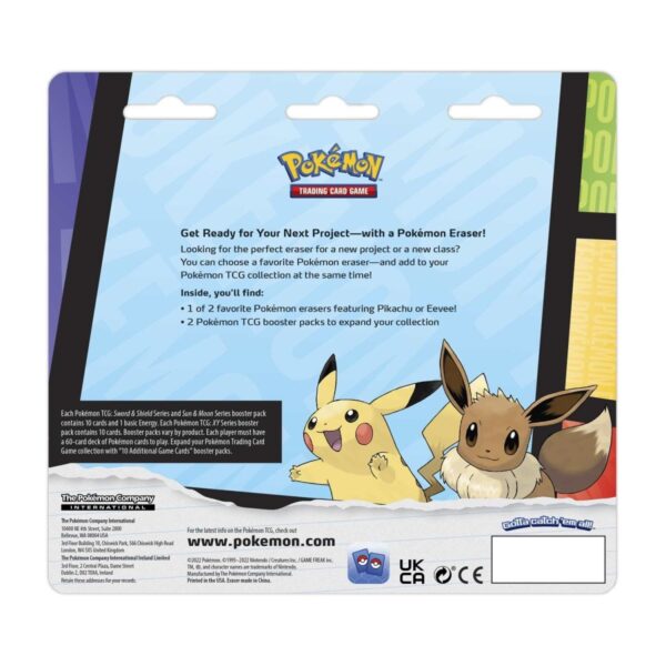 Pokémon TCG: 2 Booster Packs & Eraser