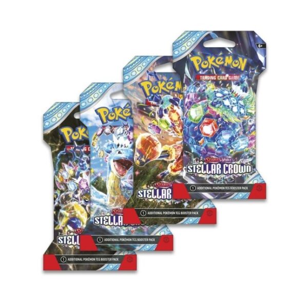 P9507_190-85900_01.jpg Pokémon TCG: Scarlet & Violet-Stellar Crown Sleeved Booster Pack (10 Cards)