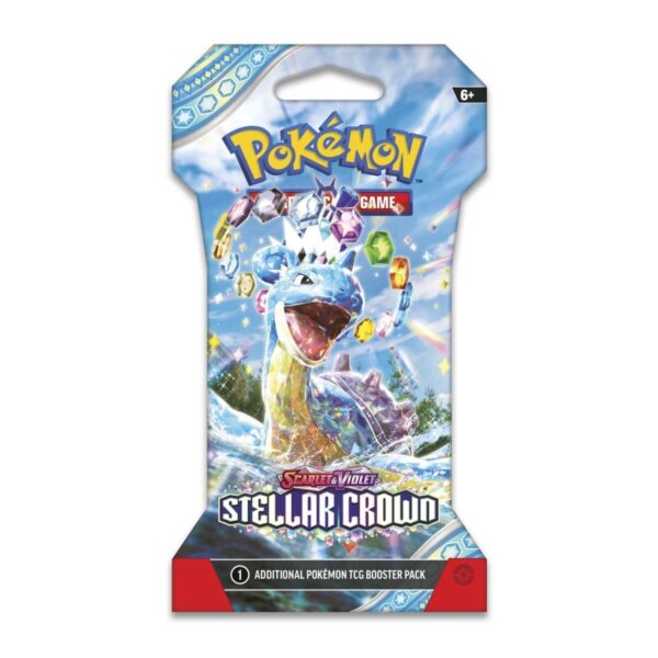 P9507_190-85900_04.jpg Pokémon TCG: Scarlet & Violet-Stellar Crown Sleeved Booster Pack (10 Cards)