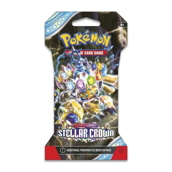 P9507_190-85900_05.jpg Pokémon TCG: Scarlet & Violet-Stellar Crown Sleeved Booster Pack (10 Cards)