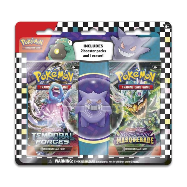 P9559_699-85823_01-1.jpg Pokémon TCG: 2 Booster Packs & Gengar Eraser