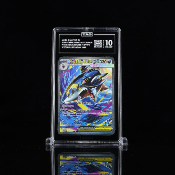 Mega Sharpedo ex SIR Phantasmal Flames #127 TAG 10